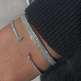 Conscious 18K Gold, Rosegold or Whitegold Bracelet w. Diamonds