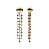 Champagne Earrings Gold Plated