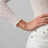 Clemence Armband I Vergoldet I Gelbe Schmuckperlen