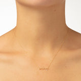 Amour 18K Gold Necklace w. Diamond