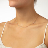 Danaé 18K Gold Necklace w. 31 Diamonds