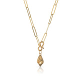 Columbell chain 18K Gold Plated Necklace