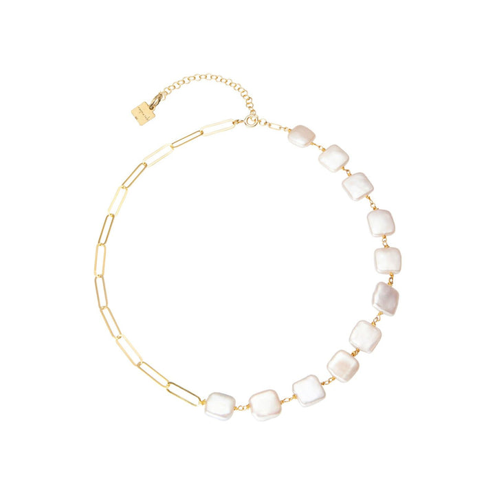 Collar Fiona Halskette 18K vergoldet I Perlen