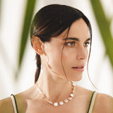 Collar Fiona 18K Forgyldt Halskæde m. Perler