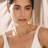 Collar Greta 18K Forgyldt Halskæde m. Perler