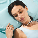 Noa 18K Gold Plated Necklace w. Pearls & Kyanite