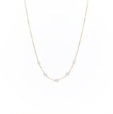 Danaé Encrusted 18K Guld Halskæde m. Diamanter