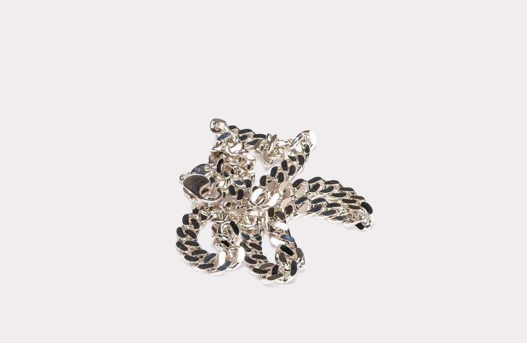 IX Curb Silver Necklace