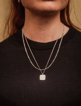 IX Cushion Silver Pendant