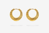 IX Kim 22K vergoldeter Ohrring