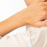 Danaé 18K Gold or Whitegold Bracelet w. Diamonds