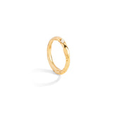 Band 9K Guld Ring m. Ocean Diamant