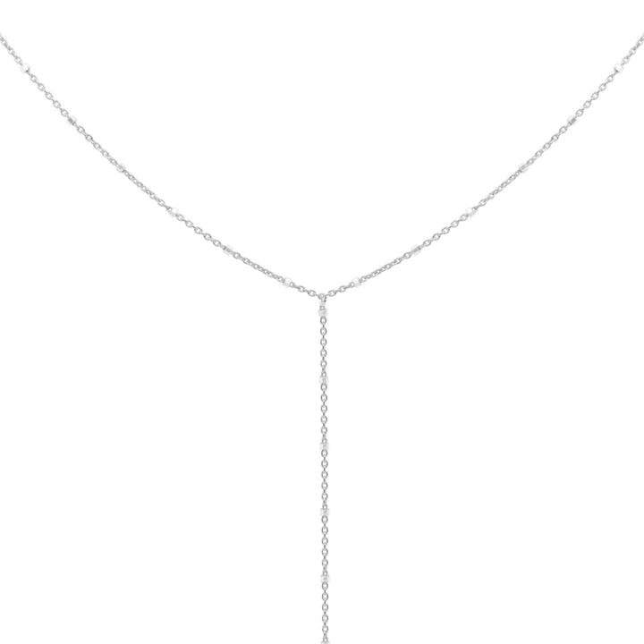 Disa Y Silver Necklace