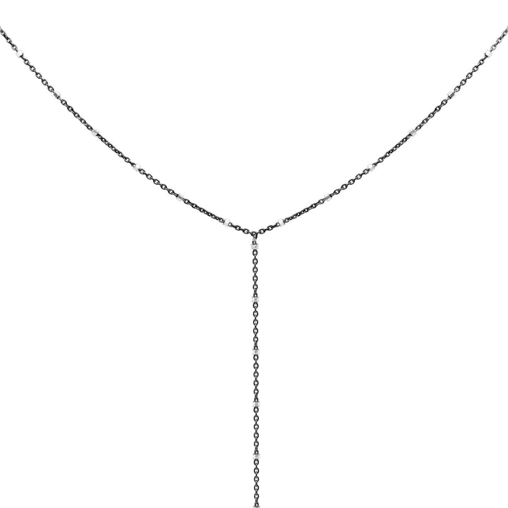 Disa Y Black Necklace