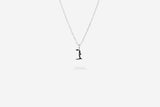IX L Letter Silver Pendant