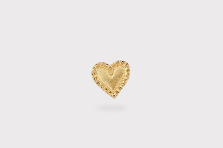 IX Heart Gold Plated Pendant