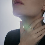 Duo Eternity rounded band 18K Gold Ring w. Lab-Grown Diamonds