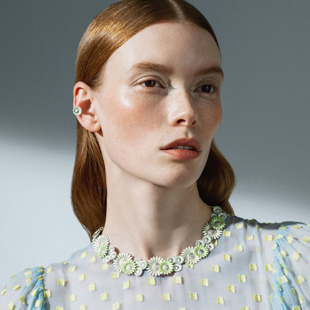 Daisy x Stine Goya Big Silver Necklace