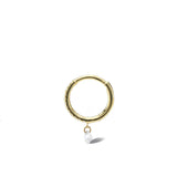 Danaé Piercing Pavé 18K Gold, Whitegold or Rosegold Hoop w. Diamonds