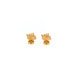 Blossom 18K Gold Studs