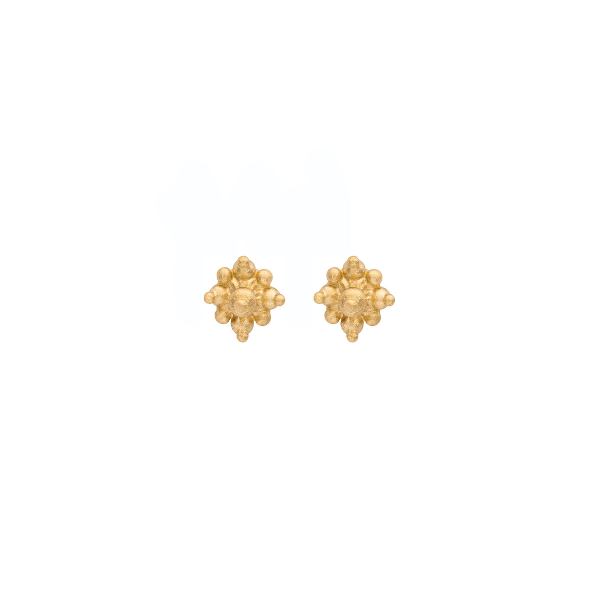 Blossom 18K Gold Studs
