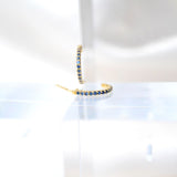 Nina 18K Gold Earrings w. Sapphires