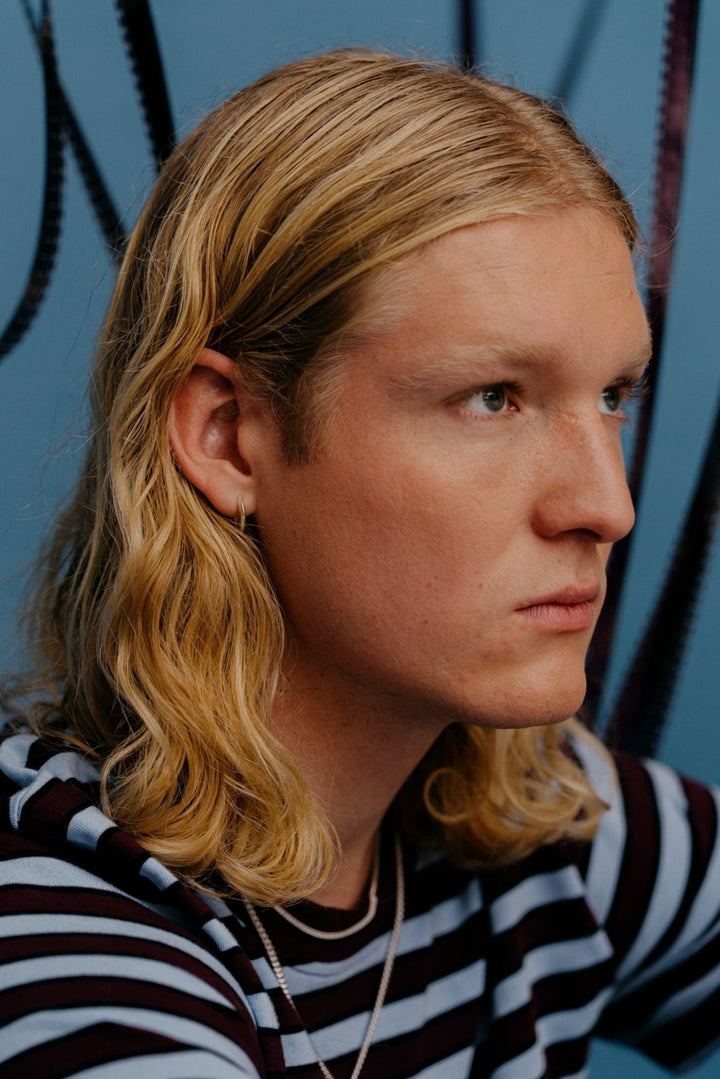 IX Edge Silver Earring