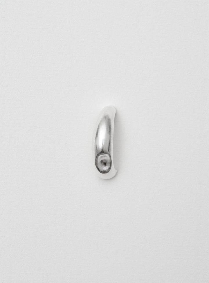 Fat lobe Silver Earring