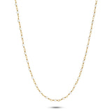 White 18K Gold Plated Necklace w. Pearls