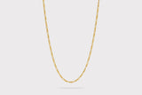 IX Figaro Gold Plated Necklace