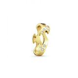 Fusion middle 18K Gold Ring w. Diamonds