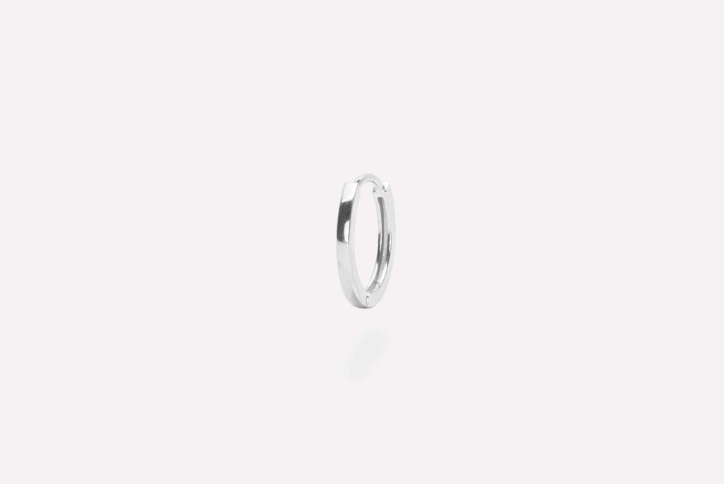 IX Mini Silver Hoop