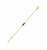 Eline 18K Guld Armbånd m. Sorte Diamanter