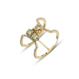 Sonia Star 18K Goldring W. Diamanten