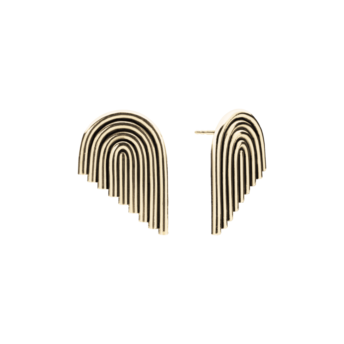 Supersonic Earrings Gold Plated