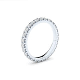 Grace 22mm Eternity 14K Whitegold Ring w. Lab-Grown Diamonds