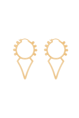 Dune Earrings Gold Plated