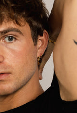 IX Rock 22K vergoldeter Ohrring