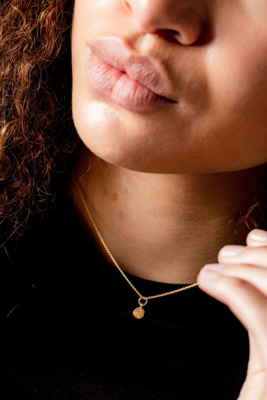 IX Earth Gold Plated Pendant