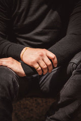 IX Crunchy Class Gold Plated Ring