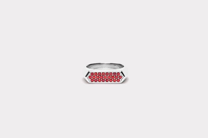 IX Mini Hexagon Red Ring