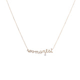 Womanist 18K Gold Necklace w. Diamond