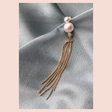 Deep Sea Ohrstecker I Goldplattiert 18K I Weiße Perlen