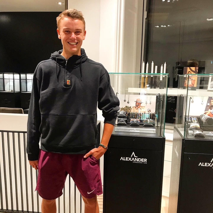 ColorUp (6mm) Silver Bracelet w. Tiger's Eye & Laboradorite