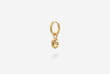IX G Letter 22K Gold Plated Pendant