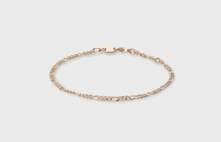 IX Figaro 14K Gold Bracelet