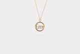 IX Love Gold Plated Pendant