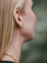 IX P Letter 22K Gold Plated Pendant