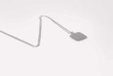 IX Cushion Silver Pendant