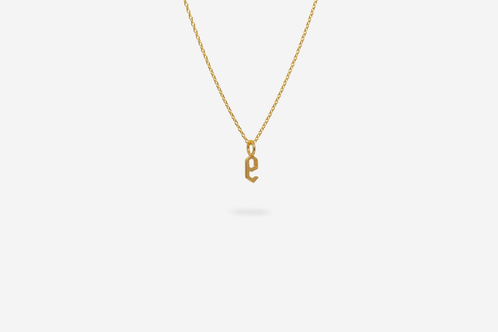 IX Lucky Number 9 Gold Plated Pendant